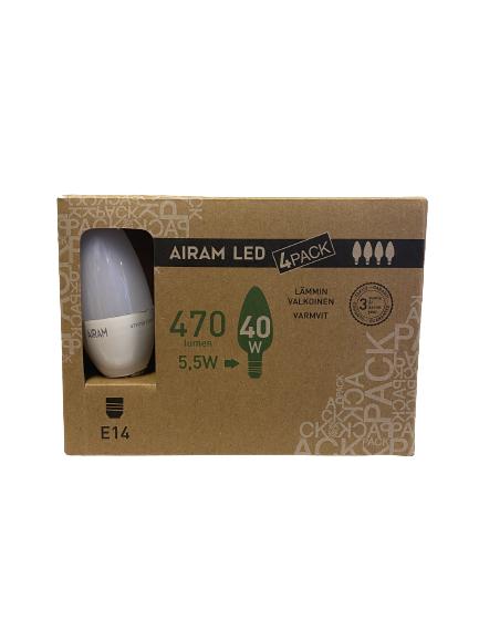 AIRAM LED E14 5,5W (40W) 4pk.