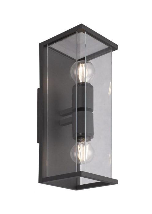 Nordesign Finestra Duo Antrasitt Utelampe Vegg 2xE27 IP54