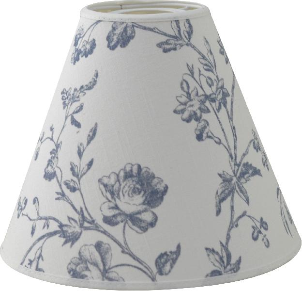 Hallbergs Skjerm Aria Laura Ashley Blå 22cm Toppring