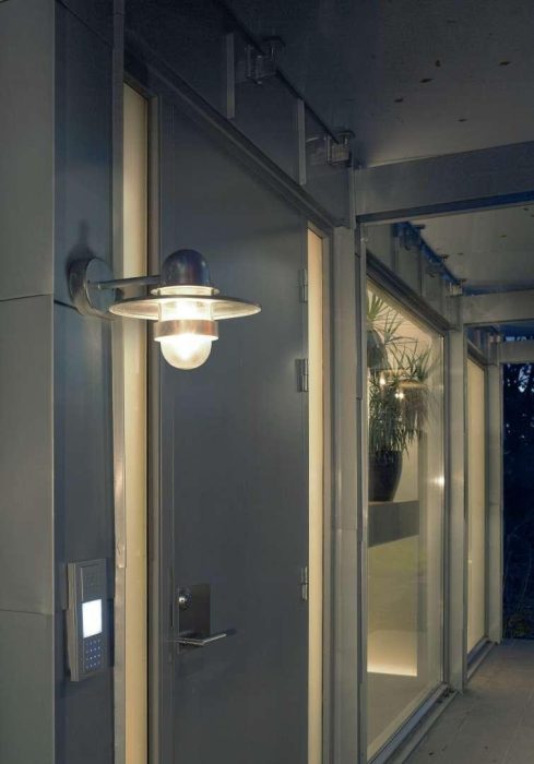 Norlys Bergen 270 Utelampe vegg Sort