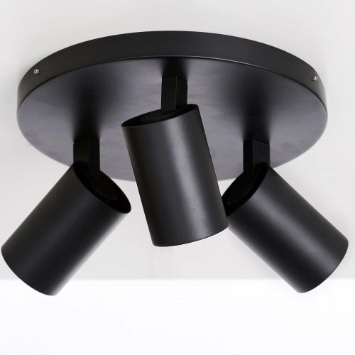 MS Trino Ø25cm 3xGU10 Sort IP44
