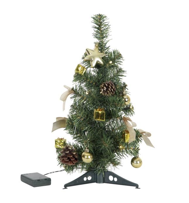Star Decorage pyntet juletre 45cm