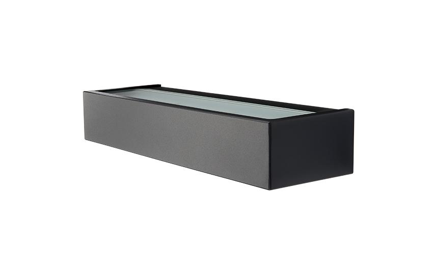 SG Edge Sort Utelampe Vegg 7W LED 2700K