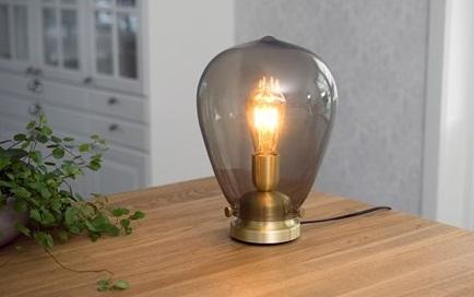 Belid Dolores Messing/sotet glass E27 40W