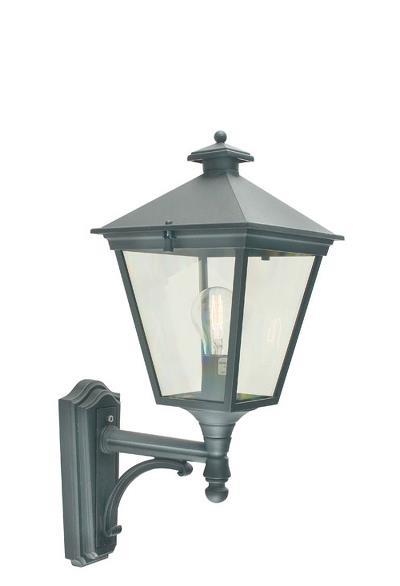 Norlys London 480 Sort Utelampe Vegg Opp E27 IP44