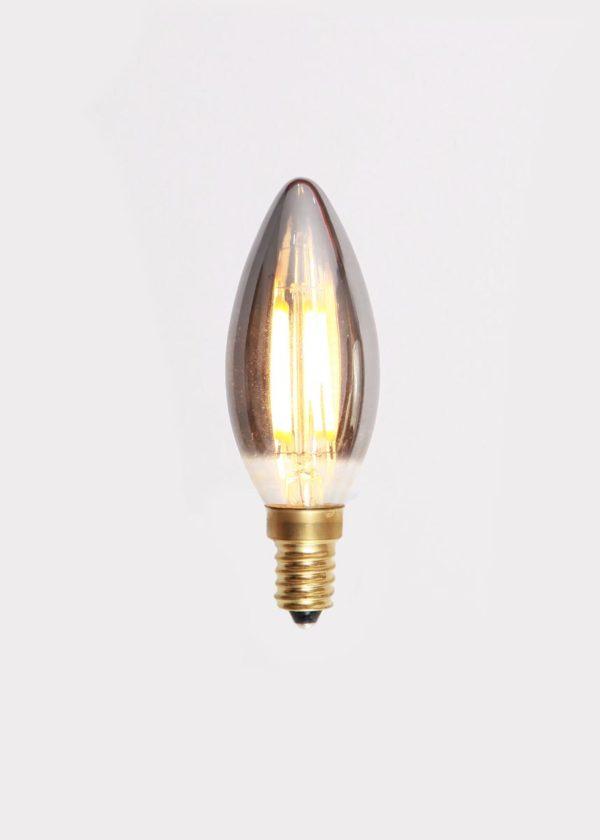 MS LED E14 4W(13W) 130lm 2200K Dim Mignon Smoke