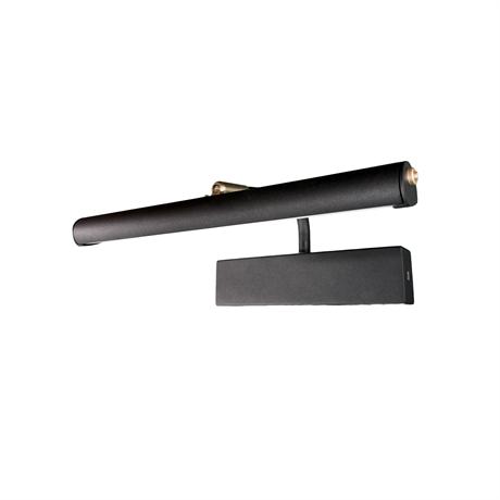 Texa Arty Oppladbar Maleribelysning 30cm Sort/messing