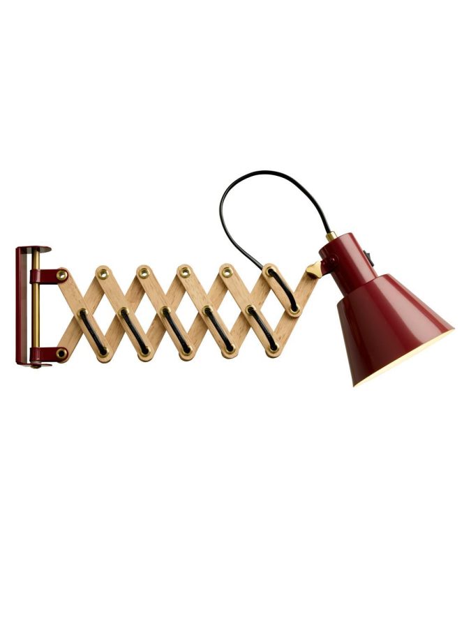 Halo Design Vintage mini Vegglampe Merlot (burgunder)