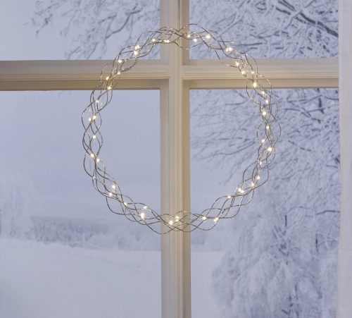 Star Curly Krans Krom 45cm